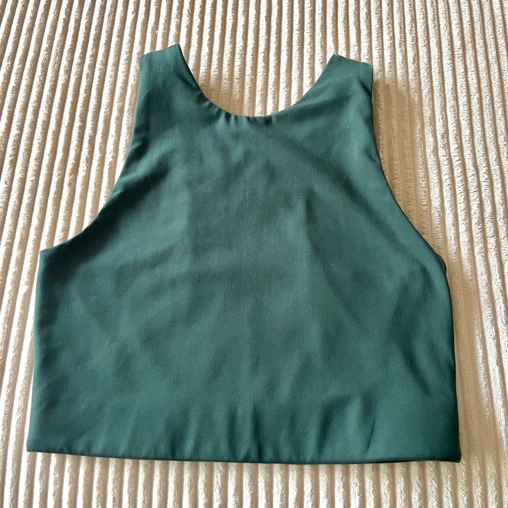 Girlfriend Collective Sports Bra Forest Green